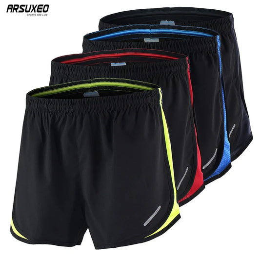 ARSUXEO Men's 2-in-1 Running Shorts: Sport Athletic Crossfit Fitness Gym Pants