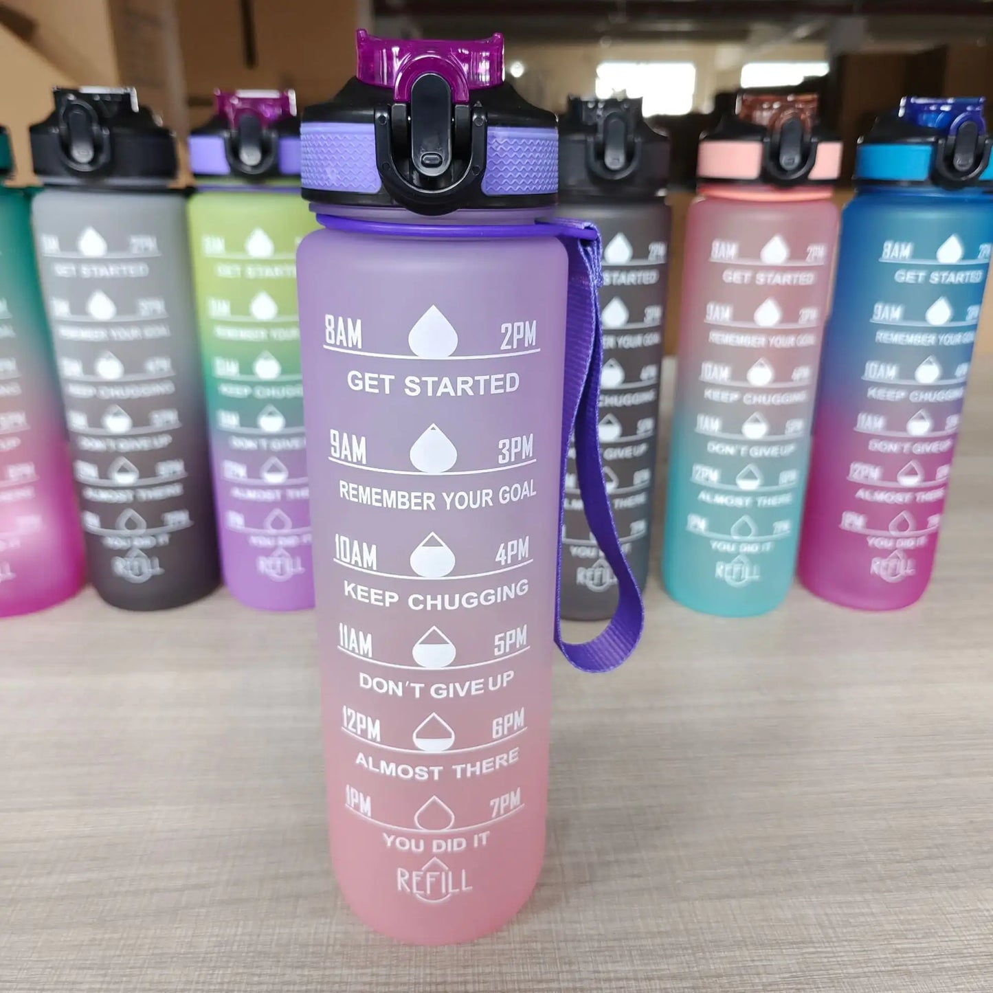 Motivational Sport Water Bottle